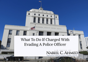 What to Do if Charged with Evading a Police Officer