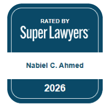 Super Lawyers 2026 logo for the Law Office of Nabiel C. Ahmed